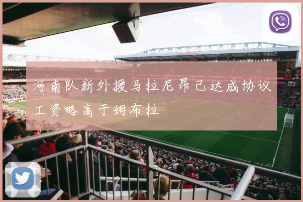 河南队新外援马拉尼昂已达成协议工资略高于姆布拉